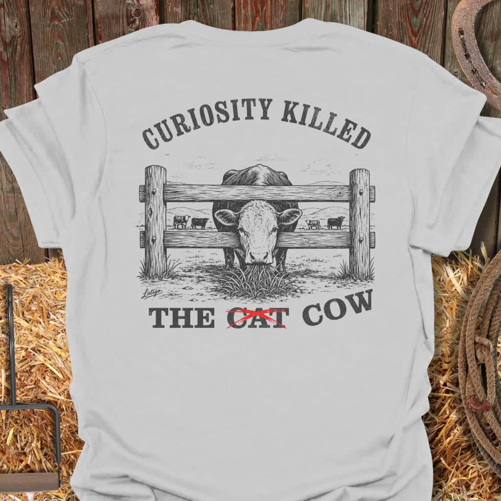 Printify T-Shirt Ice Grey / S Curiosity Tee