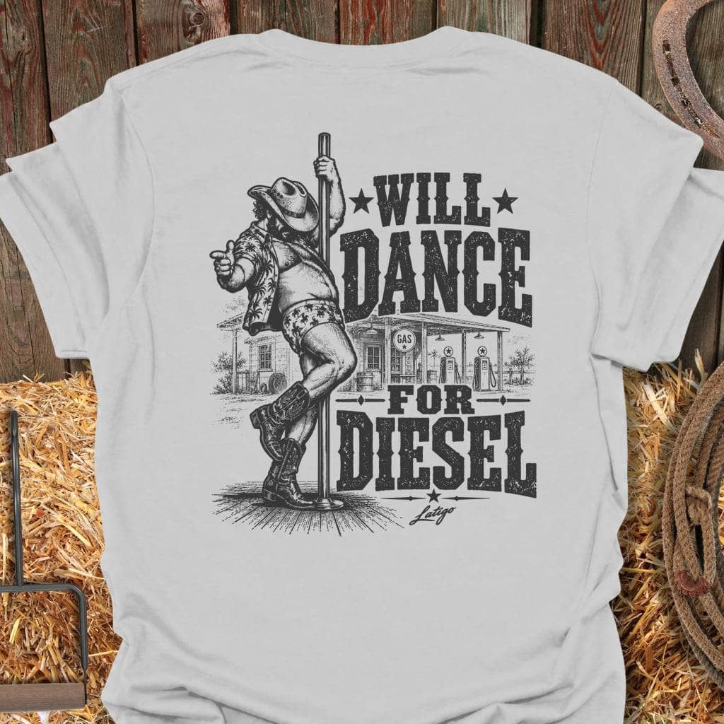 Printify T-Shirt Ice Grey / S Dance For Diesel Tee