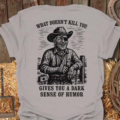 Printify T-Shirt Ice Grey / S Dark Humor Tee