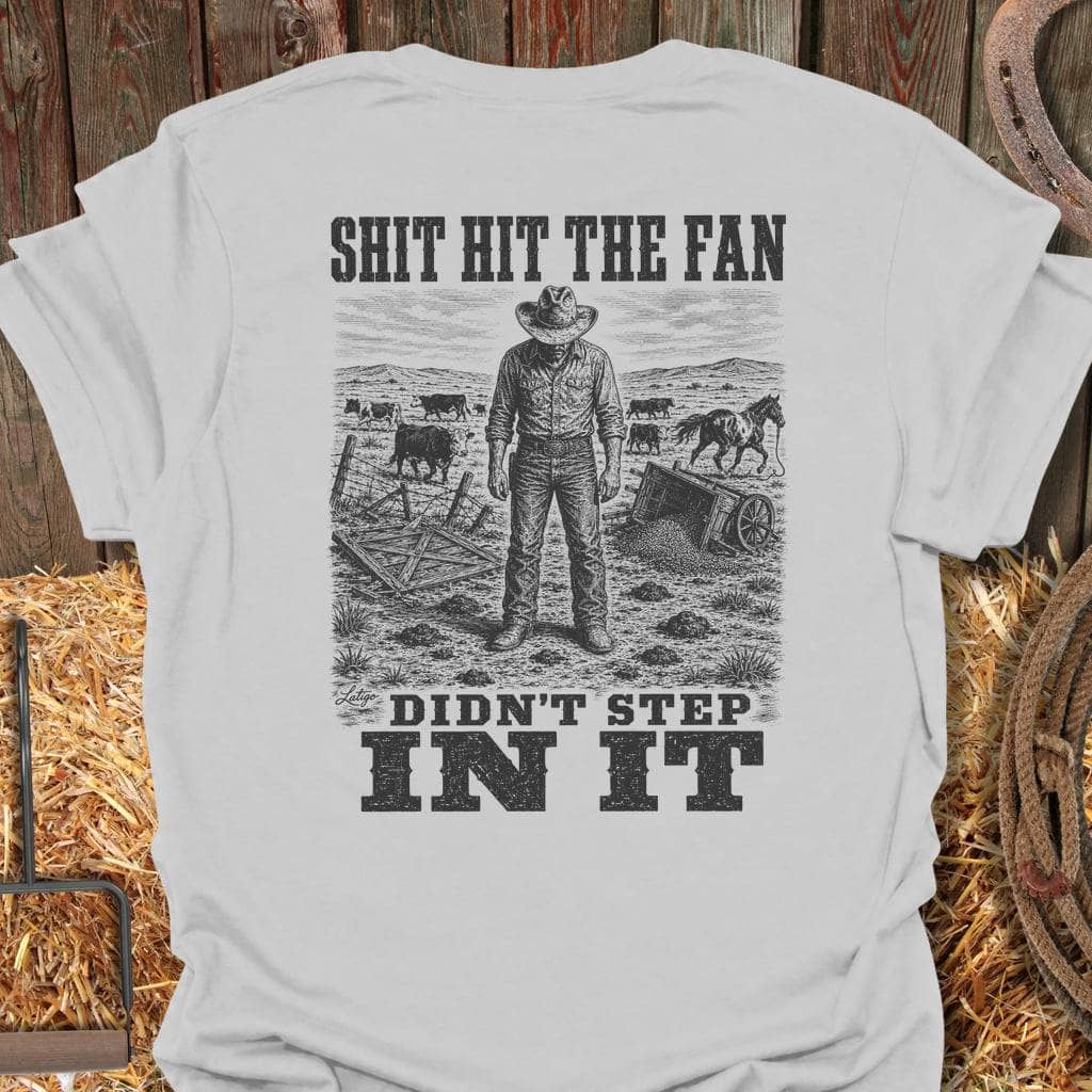 Printify T-Shirt Ice Grey / S Didn't Step In It Tee
