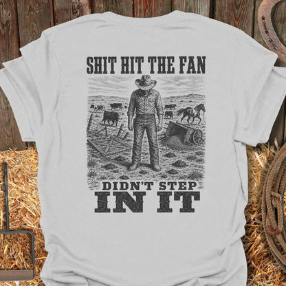 Printify T-Shirt Ice Grey / S Didn't Step In It Tee