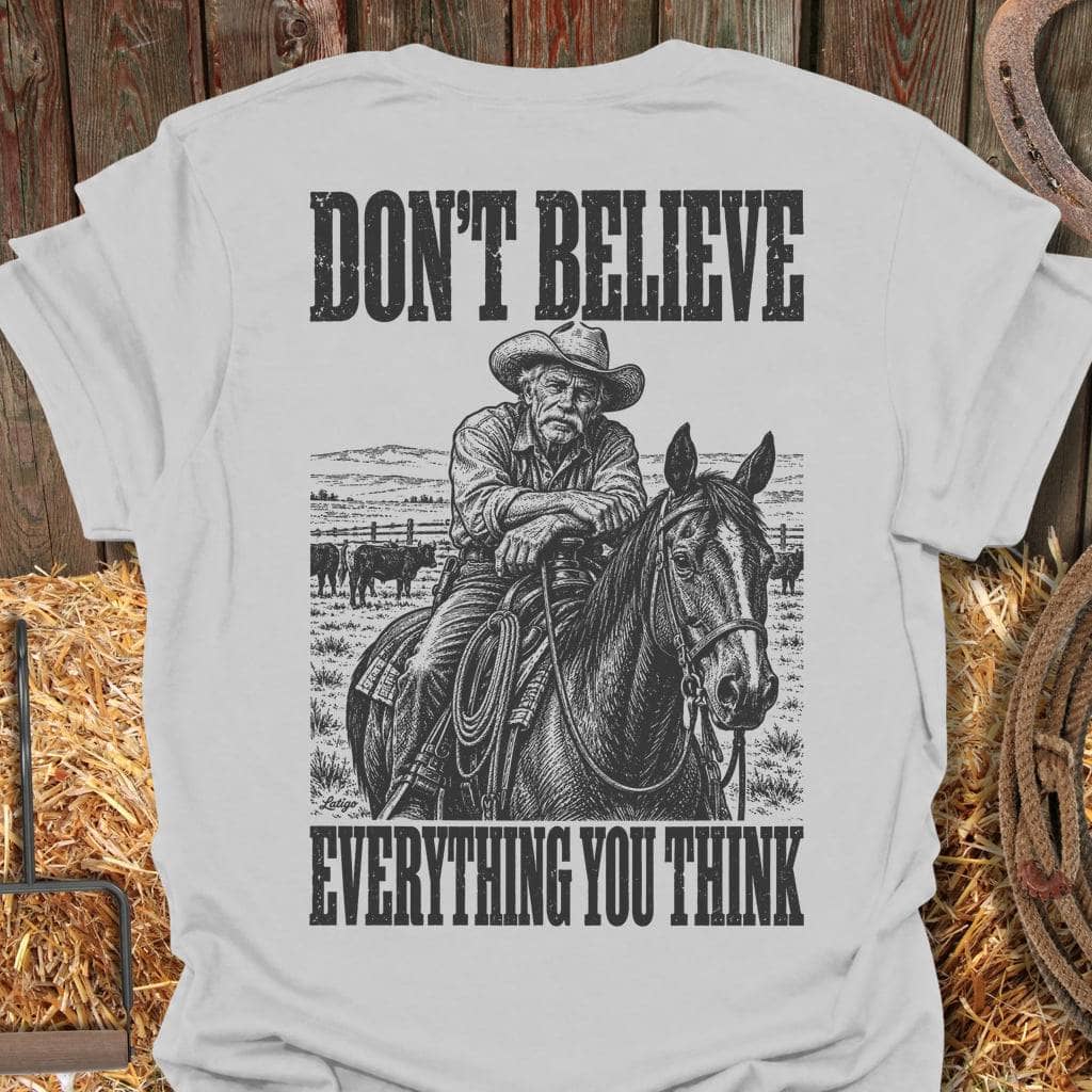 Printify T-Shirt Ice Grey / S Don't Believe Tee