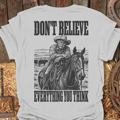 Printify T-Shirt Ice Grey / S Don't Believe Tee