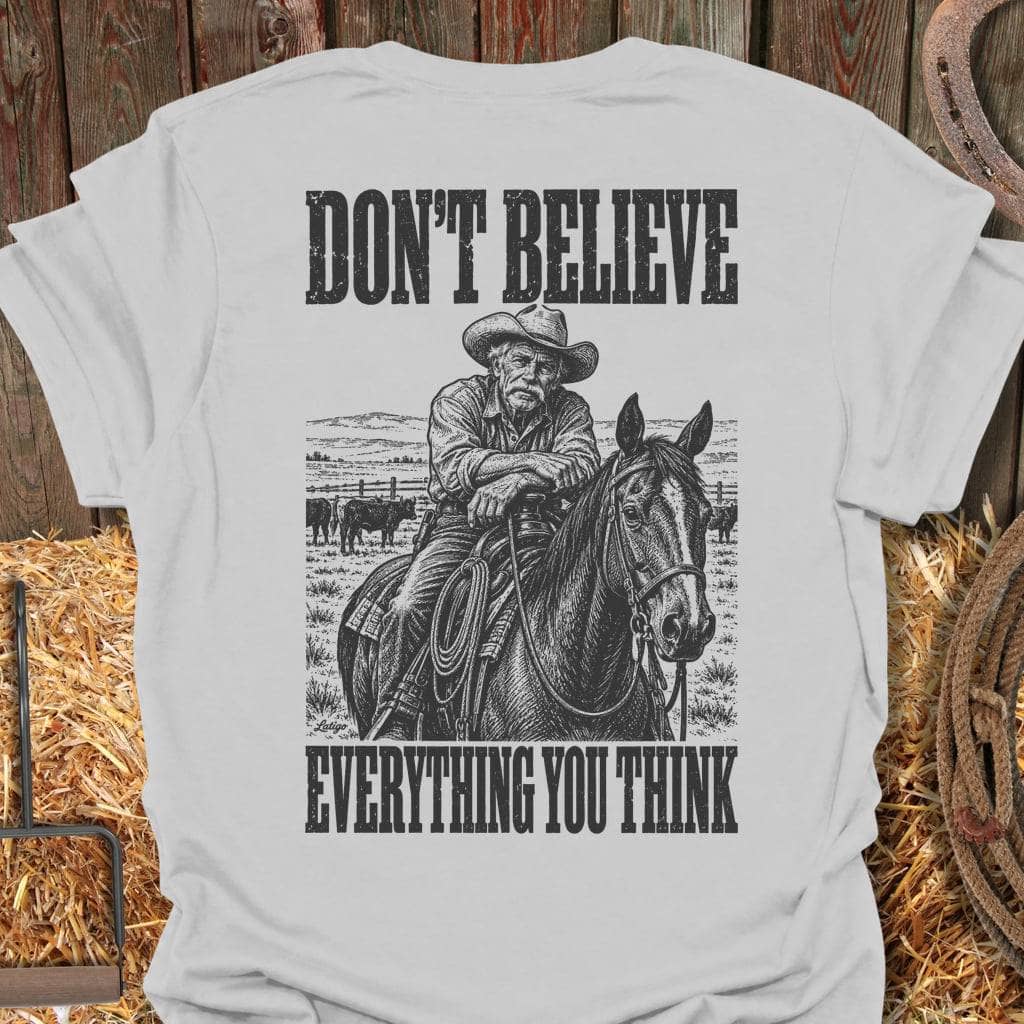 Printify T-Shirt Ice Grey / S Don't Believe Tee