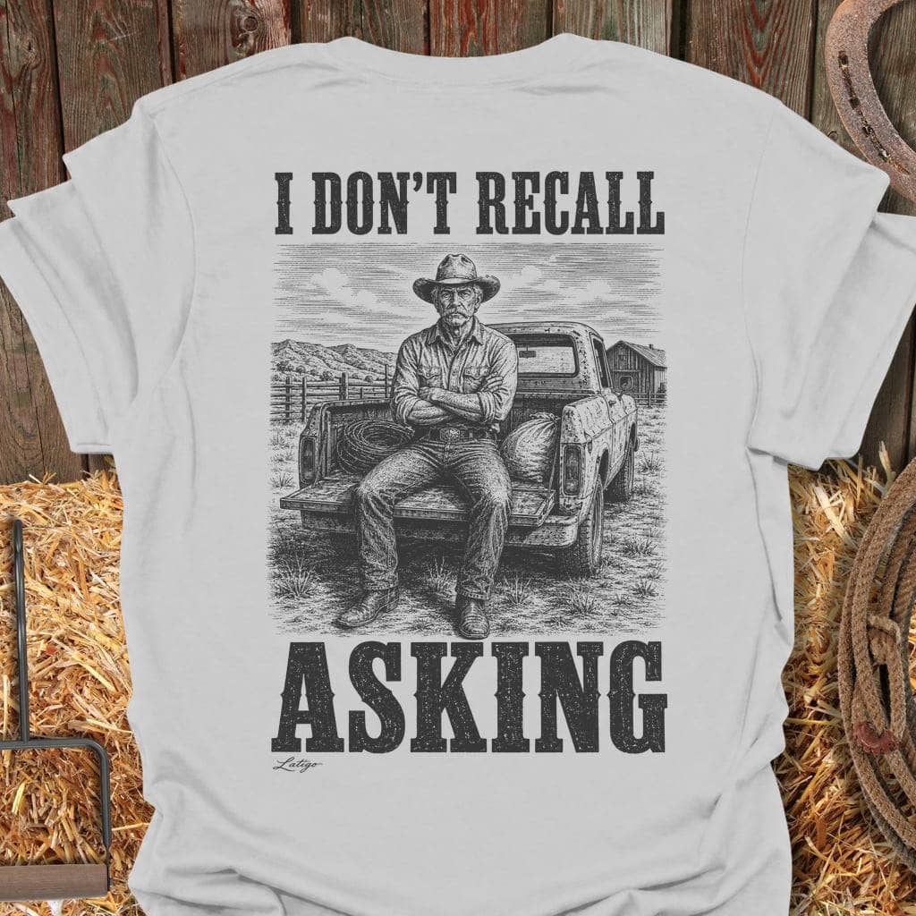Printify T-Shirt Ice Grey / S Don't Recall Tee