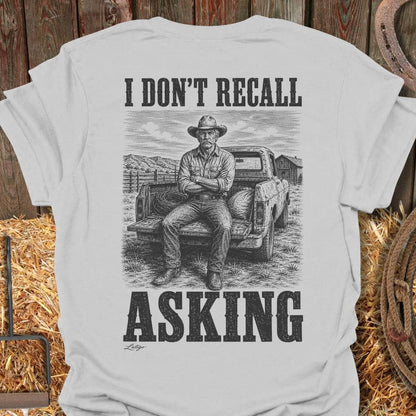 Printify T-Shirt Ice Grey / S Don't Recall Tee
