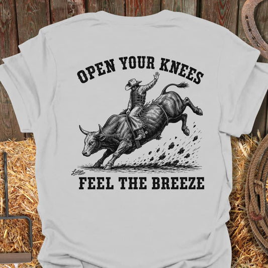 Printify T-Shirt Ice Grey / S Feel The Breeze Tee