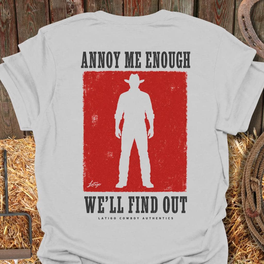 Printify T-Shirt Ice Grey / S Find Out Tee