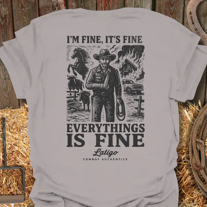 Printify T-Shirt Ice Grey / S Fine Tee