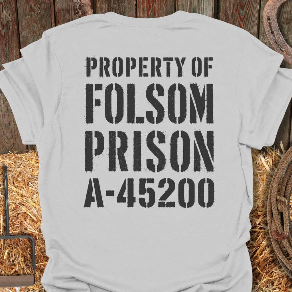 Printify T-Shirt Ice Grey / S Folsom Prison Tee
