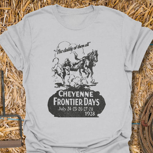 Printify T-Shirt Ice Grey / S Frontier Days Front Tee