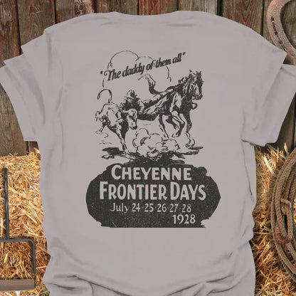 Printify T-Shirt Ice Grey / S Frontier Days Tee