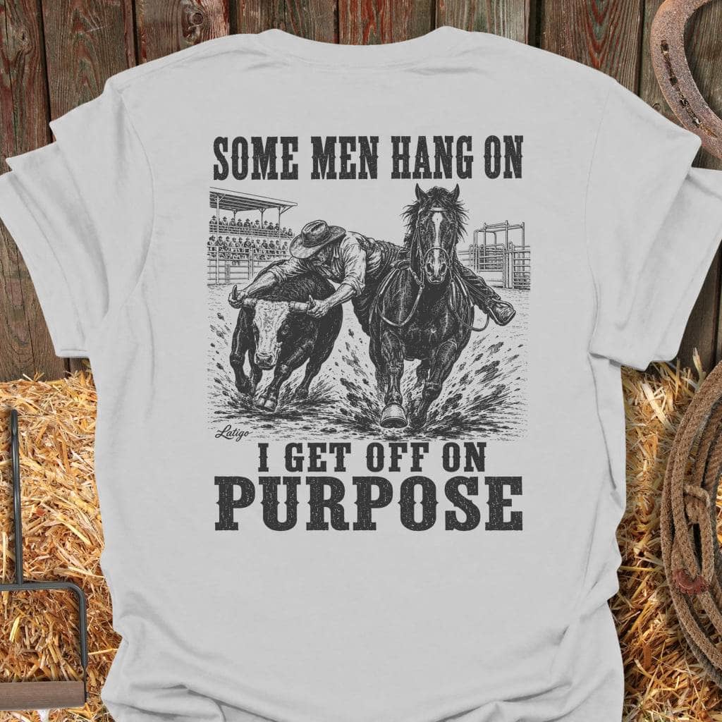 Printify T-Shirt Ice Grey / S Get Off On Purpose Tee