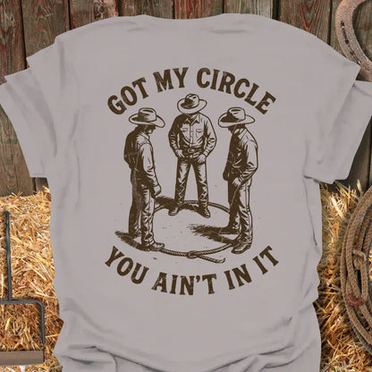 Printify T-Shirt Ice Grey / S Got My Circle Tee