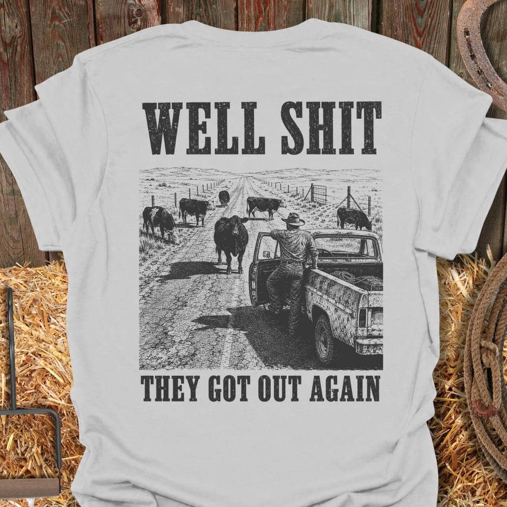 Printify T-Shirt Ice Grey / S Got Out Tee