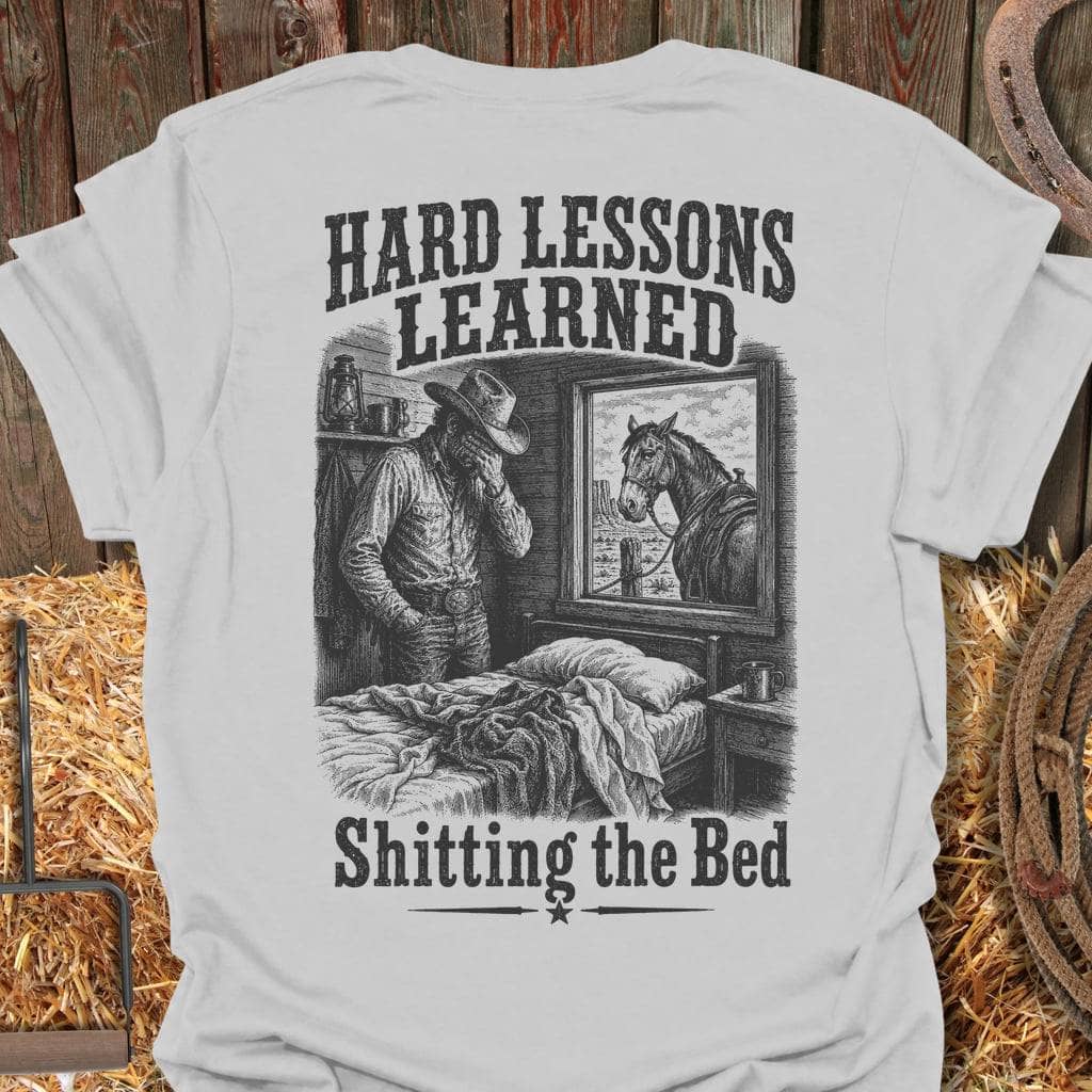 Printify T-Shirt Ice Grey / S Hard Lessons Tee