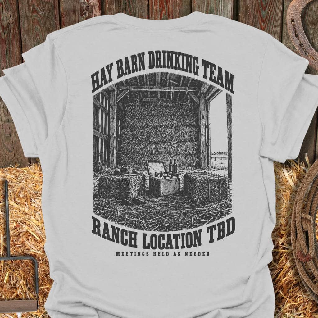 Printify T-Shirt Ice Grey / S Hay Barn Tee