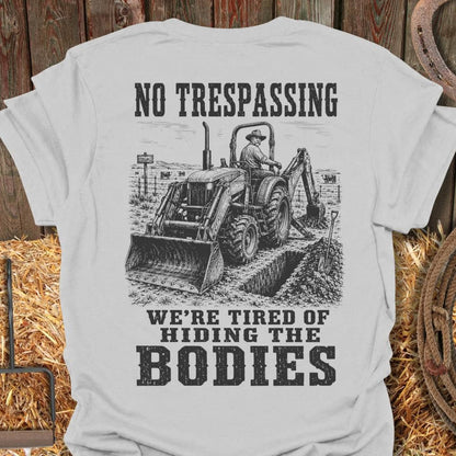 Printify T-Shirt Ice Grey / S Hiding Bodies Tee