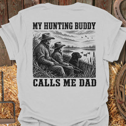 Printify T-Shirt Ice Grey / S Hunting Buddy Tee