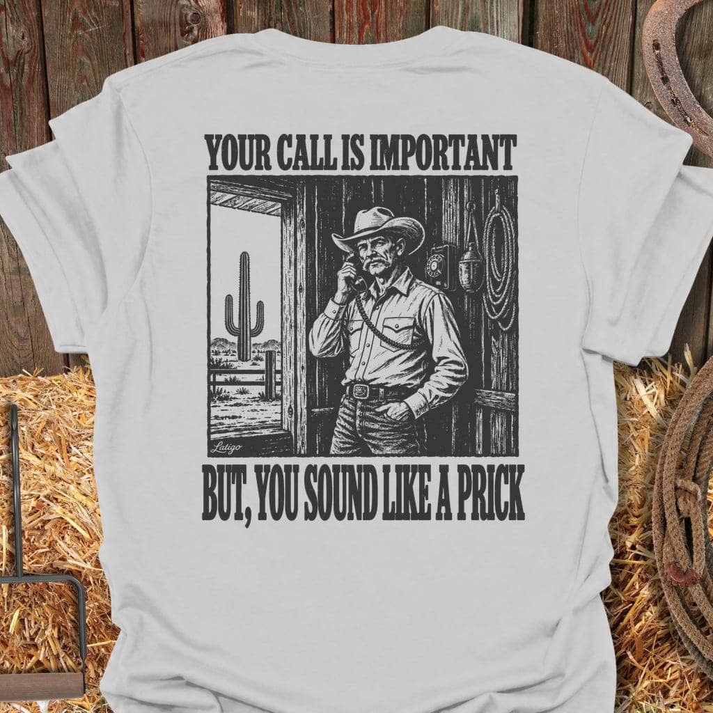 Printify T-Shirt Ice Grey / S Important Call Tee
