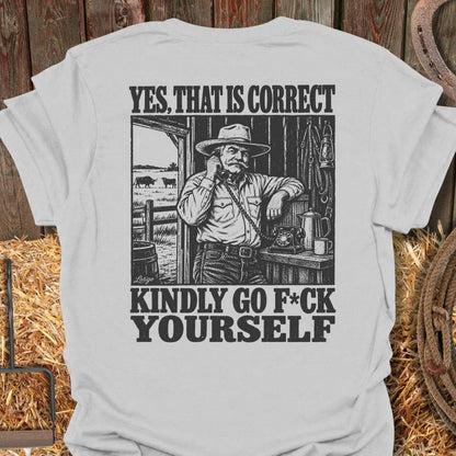Printify T-Shirt Ice Grey / S Kindly Go Tee
