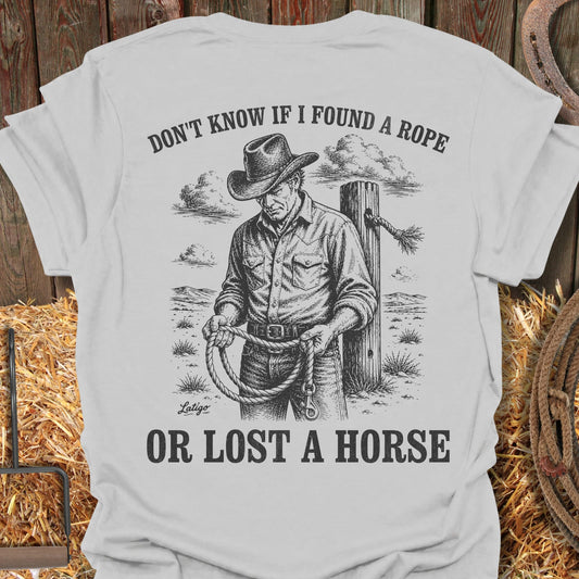 Printify T-Shirt Ice Grey / S Lost A Horse Tee