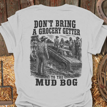 Printify T-Shirt Ice Grey / S Mud Bog Tee