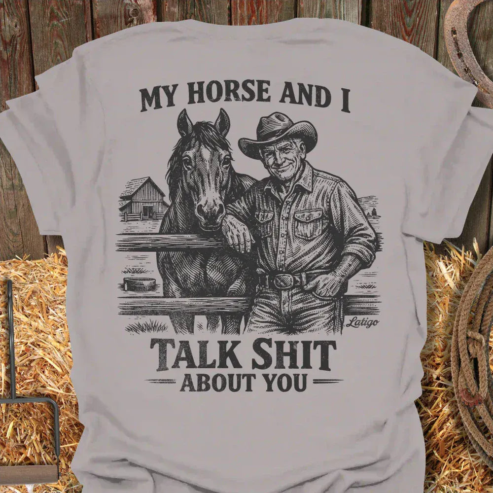 Printify T-Shirt Ice Grey / S My Horse Tee