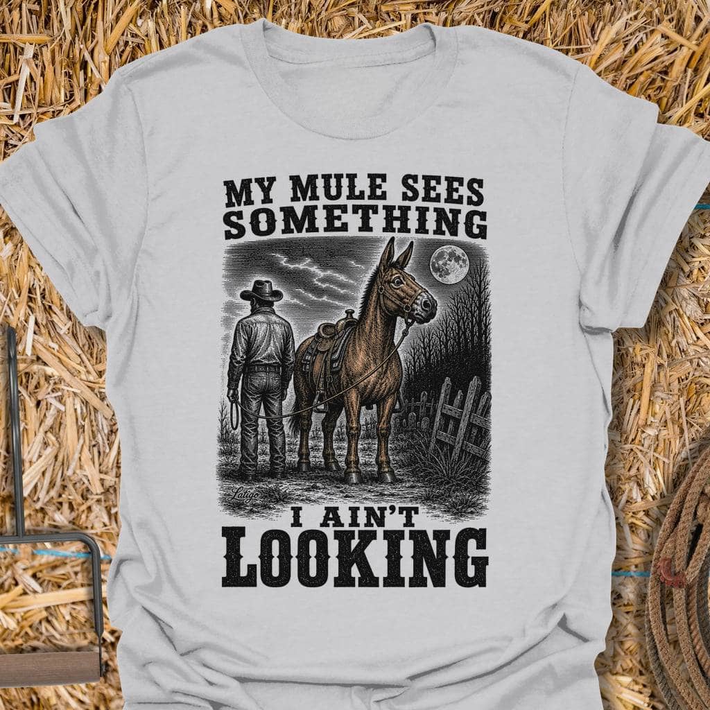 Printify T-Shirt Ice Grey / S My Mule Tee