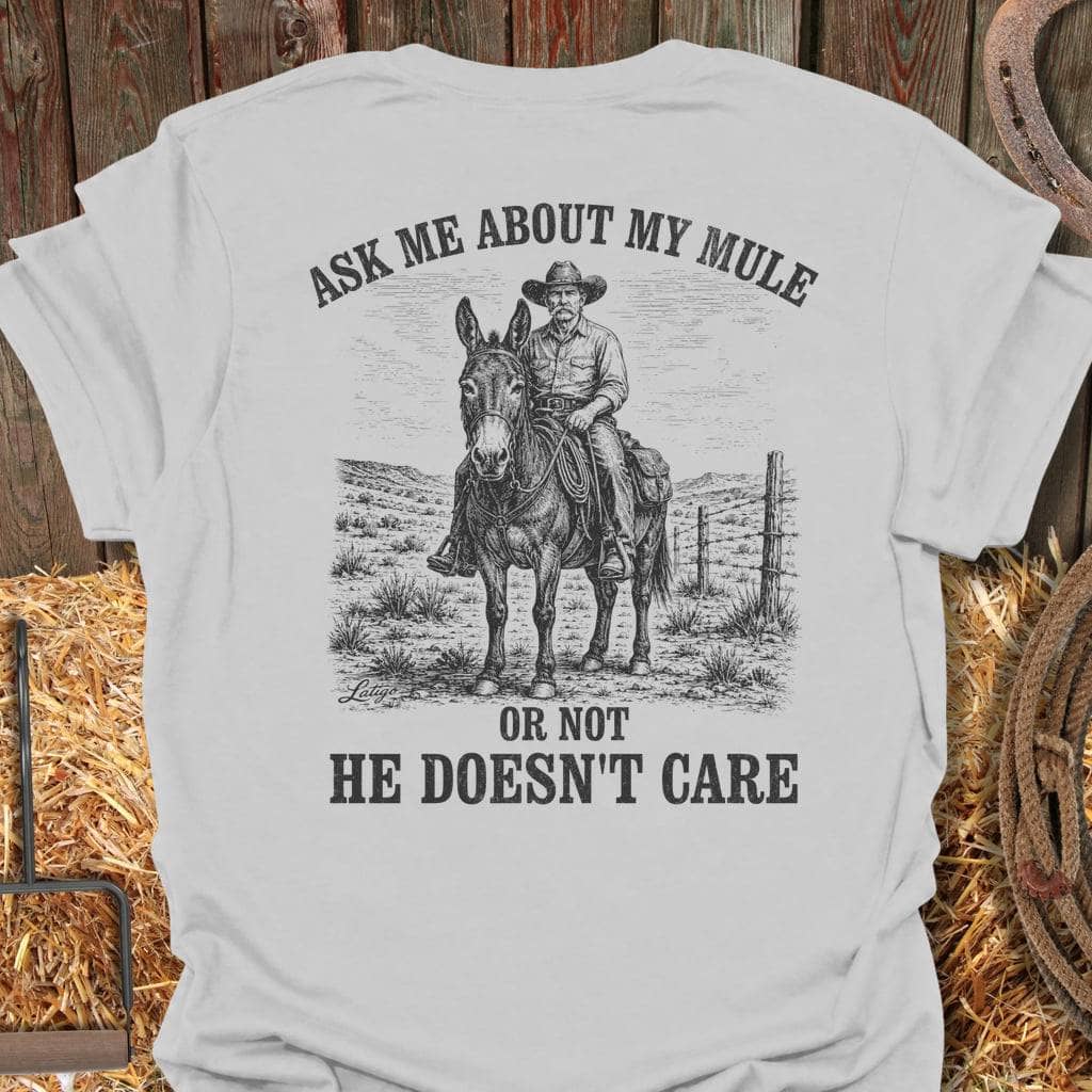 Printify T-Shirt Ice Grey / S My Mule Tee