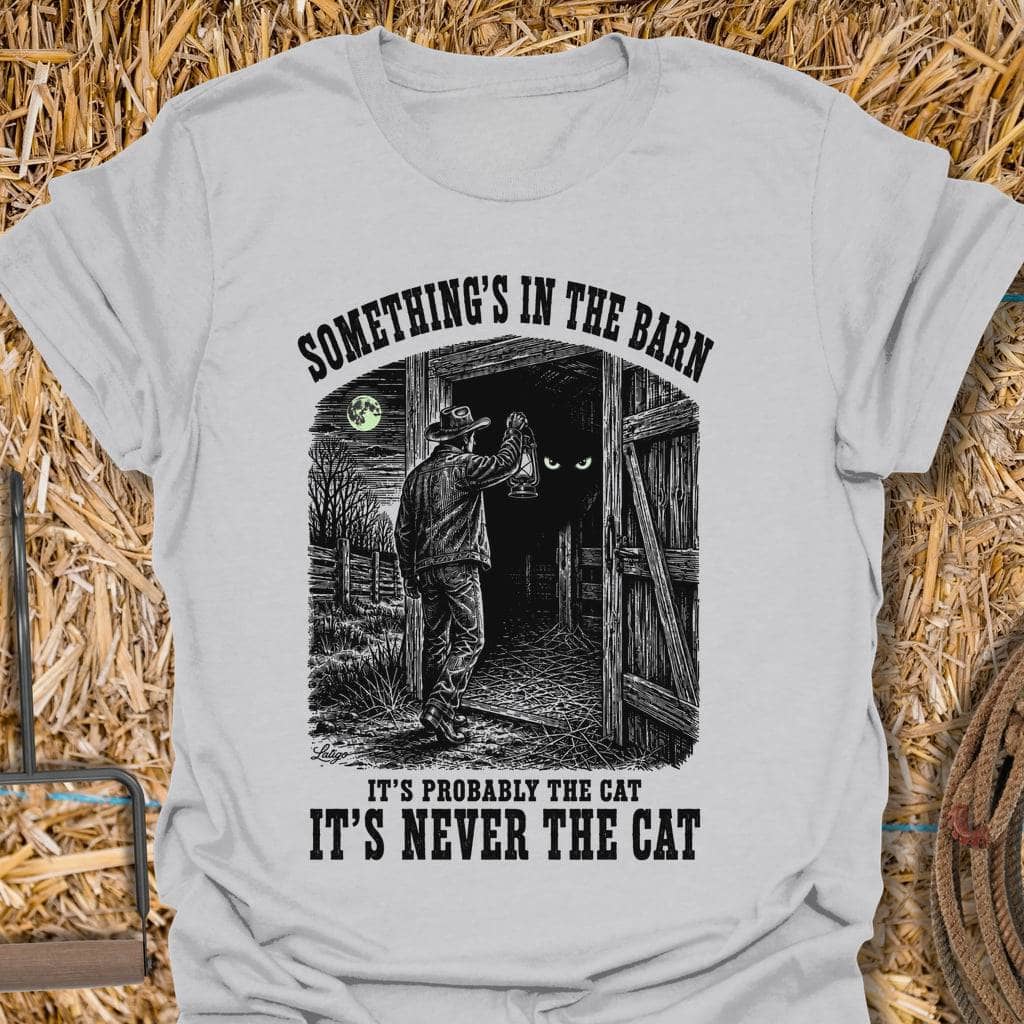 Printify T-Shirt Ice Grey / S Never The Cat Tee