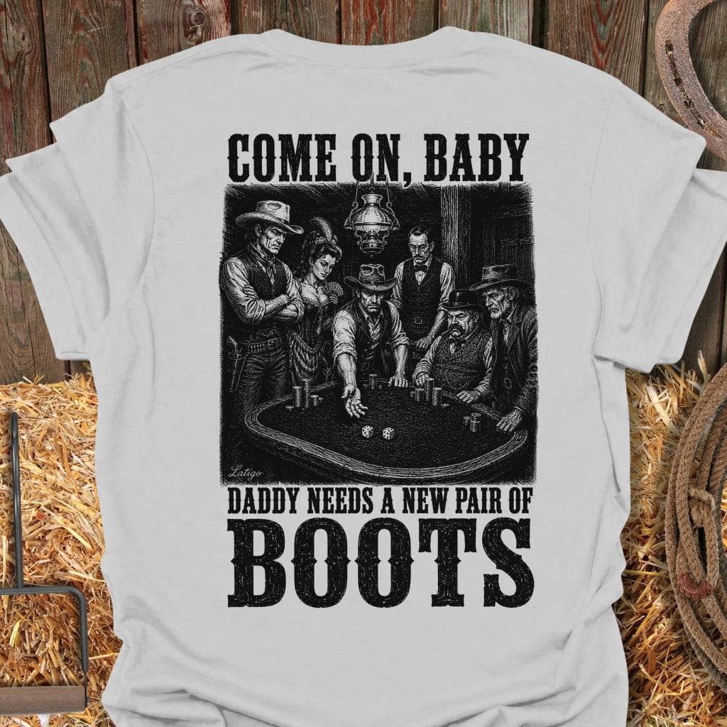 Printify T-Shirt Ice Grey / S New Boots Tee