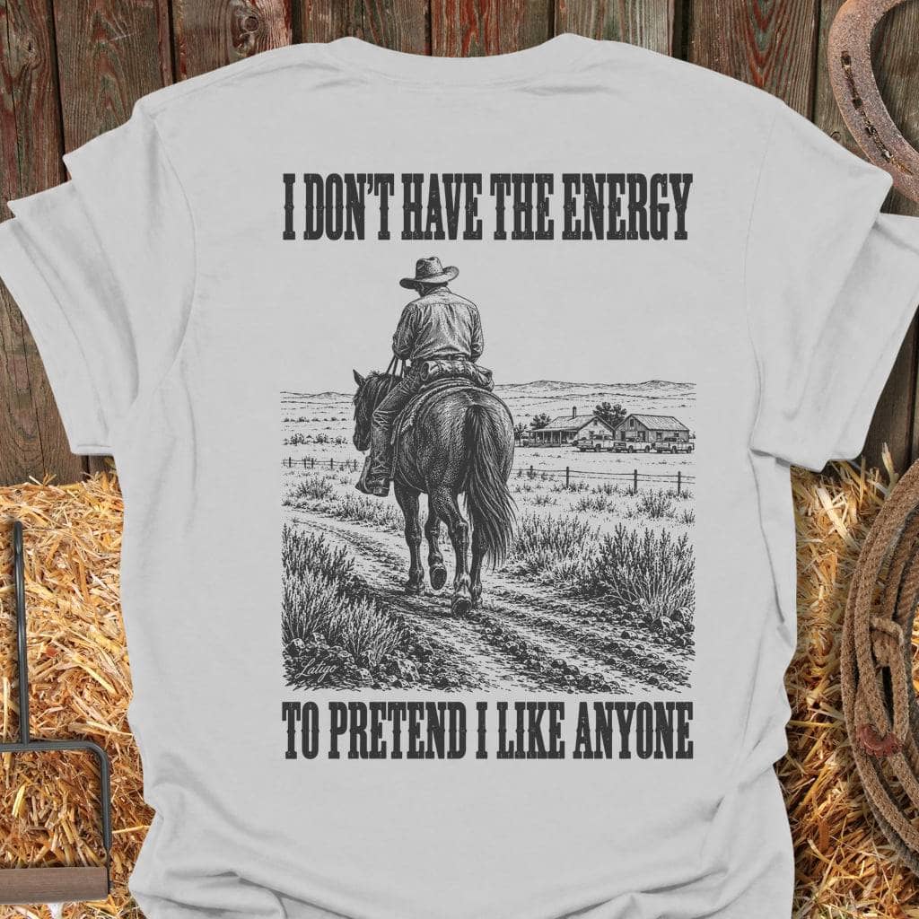 Printify T-Shirt Ice Grey / S No Energy Tee
