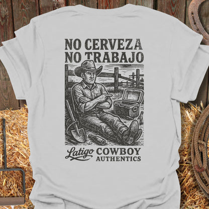Printify T-Shirt Ice Grey / S No Trabajo Tee