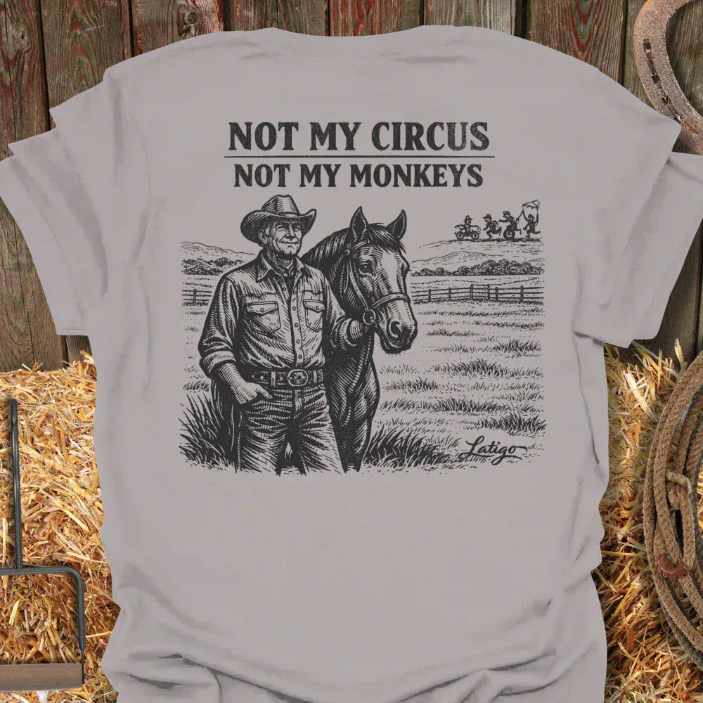 Printify T-Shirt Ice Grey / S Not My Circus Tee