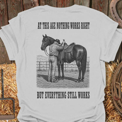 Printify T-Shirt Ice Grey / S Nothing Works Tee