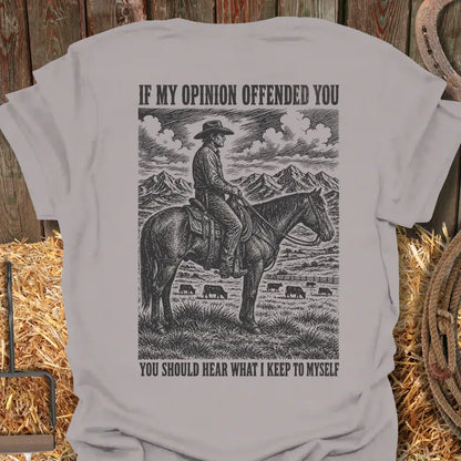 Printify T-Shirt Ice Grey / S Offended You Tee