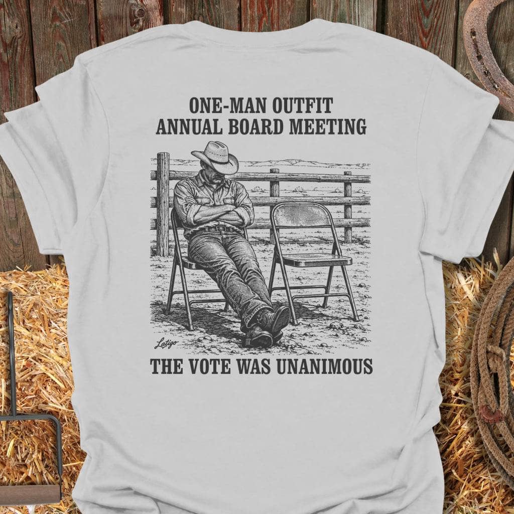 Printify T-Shirt Ice Grey / S One-Man Outfit Tee