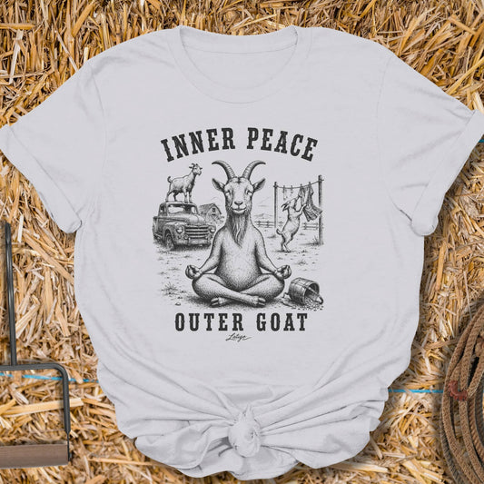 Printify T-Shirt Ice Grey / S Outer Goat Tee