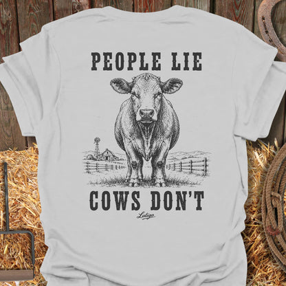 Printify T-Shirt Ice Grey / S People Lie Tee