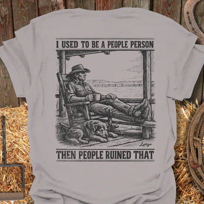 Printify T-Shirt Ice Grey / S People Person Tee