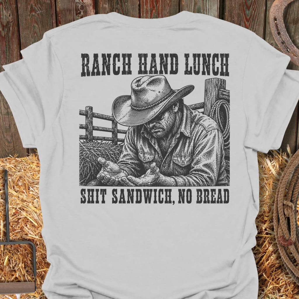 Printify T-Shirt Ice Grey / S Ranch Hand Lunch Tee