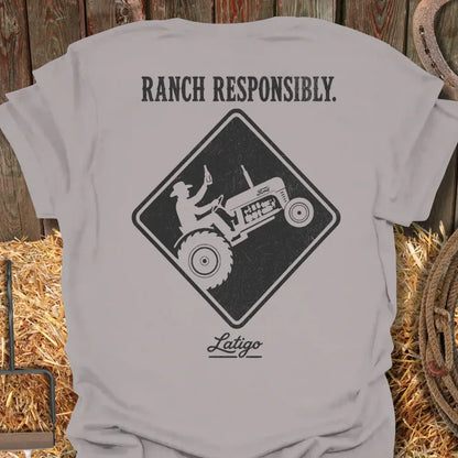 Printify T-Shirt Ice Grey / S Ranch Responsibly Tee