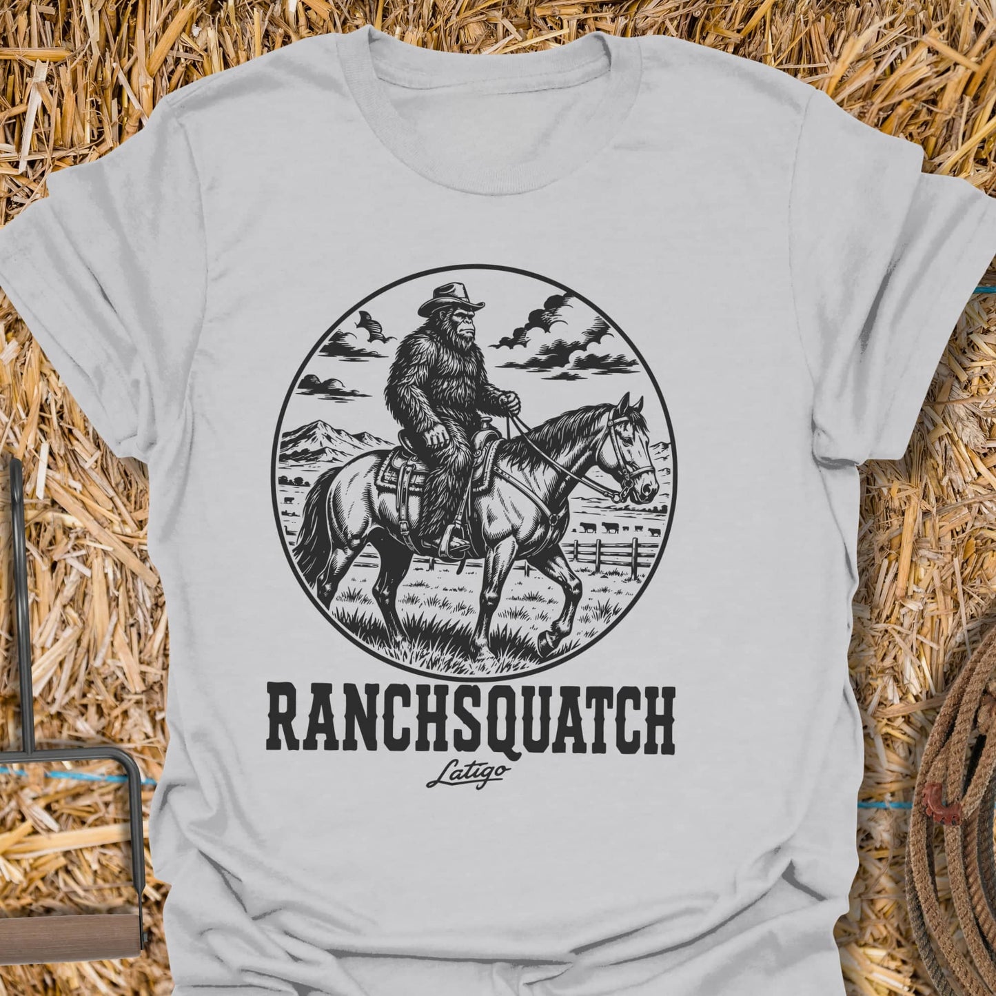 Printify T-Shirt Ice Grey / S Ranchsquatch Tee