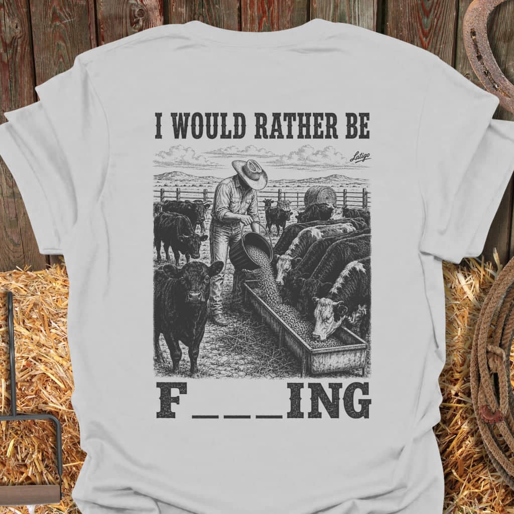 Printify T-Shirt Ice Grey / S Rather Tee