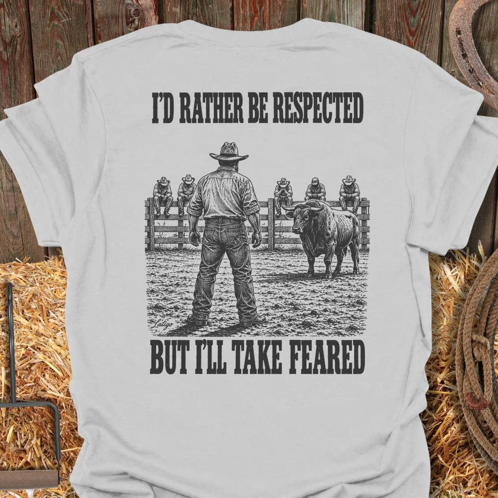 Printify T-Shirt Ice Grey / S Respected Or Feared Tee