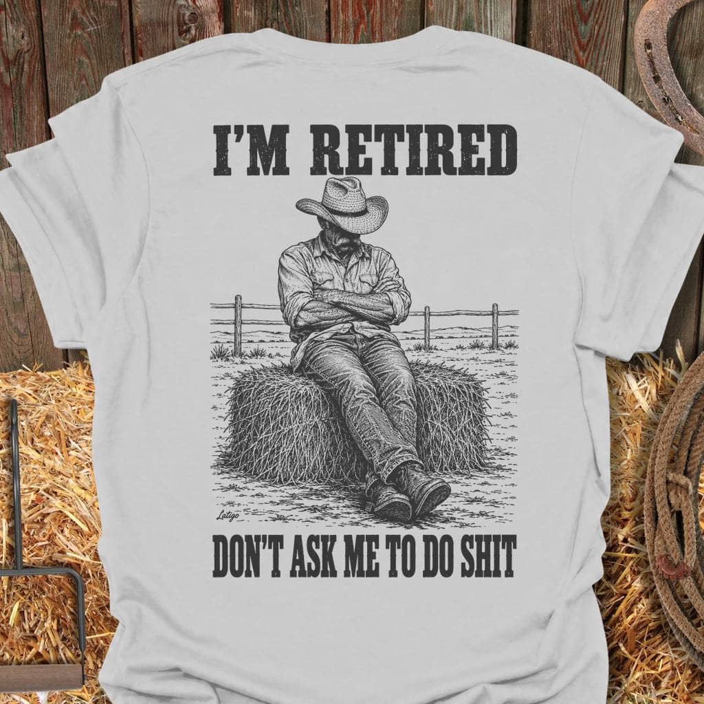Printify T-Shirt Ice Grey / S Retired Tee