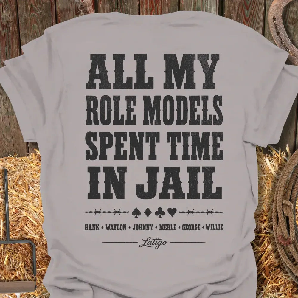 Printify T-Shirt Ice Grey / S Role Models Tee