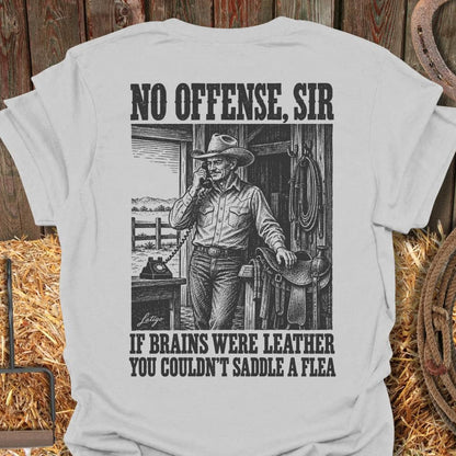 Printify T-Shirt Ice Grey / S Saddle A Flea Tee