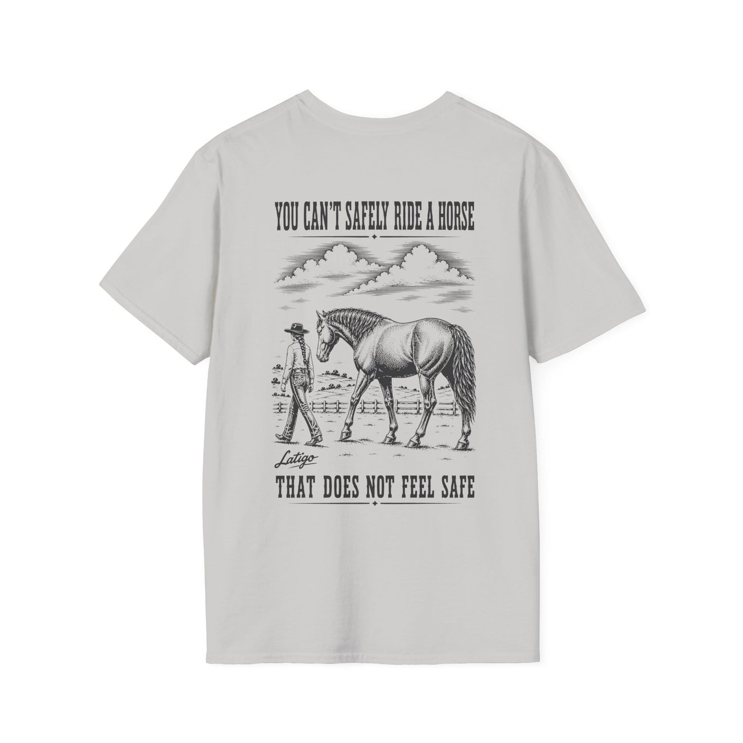 Printify T-Shirt Ice Grey / S Safe Tee